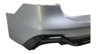 Original Audi RS7 C8 Heckstoßstange Silber mit Diffusor hinten 4K8807511K - Bild 2