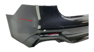 Original Audi RS7 C8 Heckstoßstange Schwarz mit Diffusor hinten 4K8807511K - Bild 2
