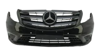 Original Mercedes Benz Vito W447 Stoßstange PDC Frontbumper schwarz - Bild 1
