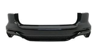 Original Audi RS6 C8 Heckstoßstange Schwarz mit Diffusor Hinten 4K8807511J - Bild 1
