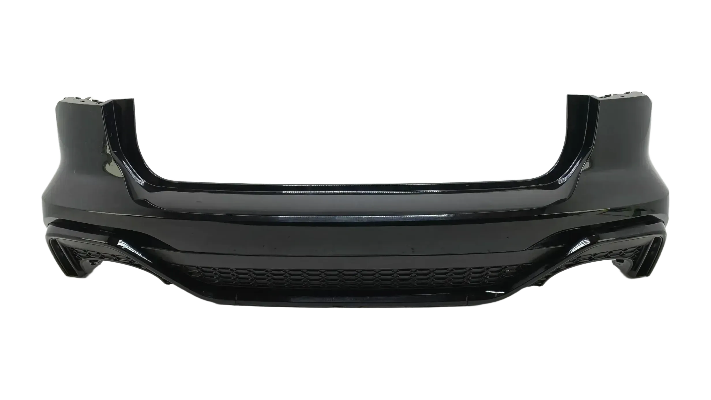 Original Audi RS6 C8 Heckstoßstange Schwarz mit Diffusor Hinten 4K8807511J - Bild 1