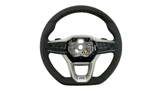 NEU- Original Seat Leon Ateca Tarraco Ibiza Lederlenkrad Vorne Links 5FA419091EF - Bild 1