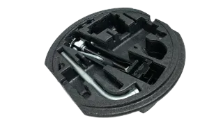 Original VW Einsatz mit Bordwerkzeug Wagenheber Radschlüssel Hinten 1K0012115C - Bild 2