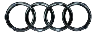 NEU Original AUDI E-Tron Emblem Ringe Chrom Stoßstange Vorne 4KE853605 - Bild 2