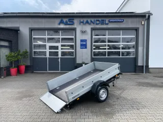Zaslaw 235 SU ALU schwarz Kipper 750 kg Anhänger Tieflader 235x132x35 LED Alutrailer - Bild 4