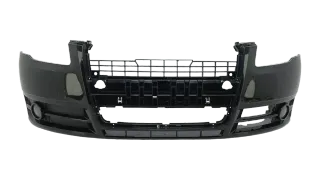 Original AUDI A4 8E B7 Stoßstange mit Nebelscheinwerfer Schwarz Vorne 8E0807437A - Bild 1