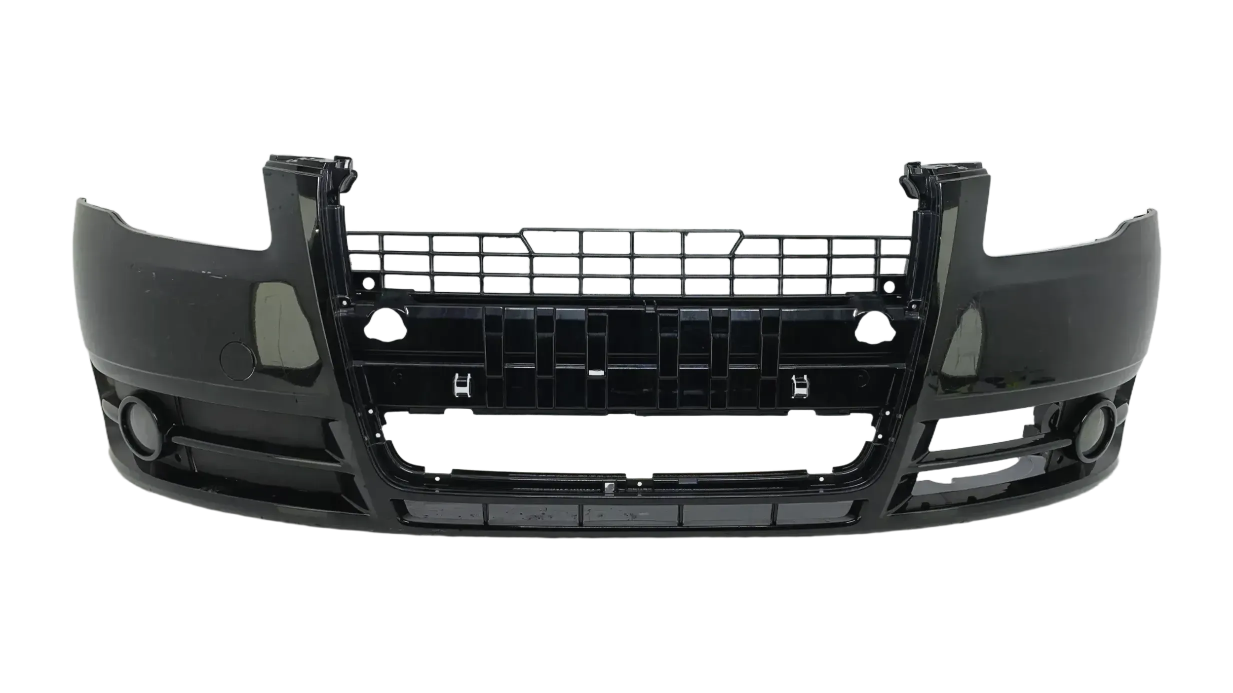 Original AUDI A4 8E B7 Stoßstange mit Nebelscheinwerfer Schwarz Vorne 8E0807437A - Bild 1