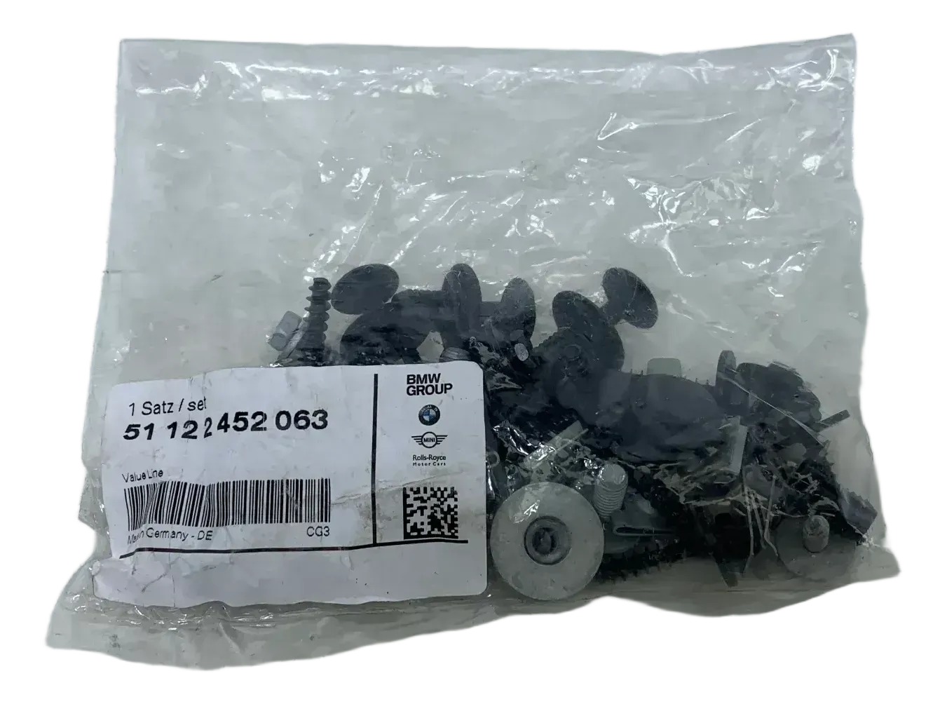 NEU Original BMW F10 F11 F18 Stoßstange Anbauteile hinten 5112245206 - Bild 1