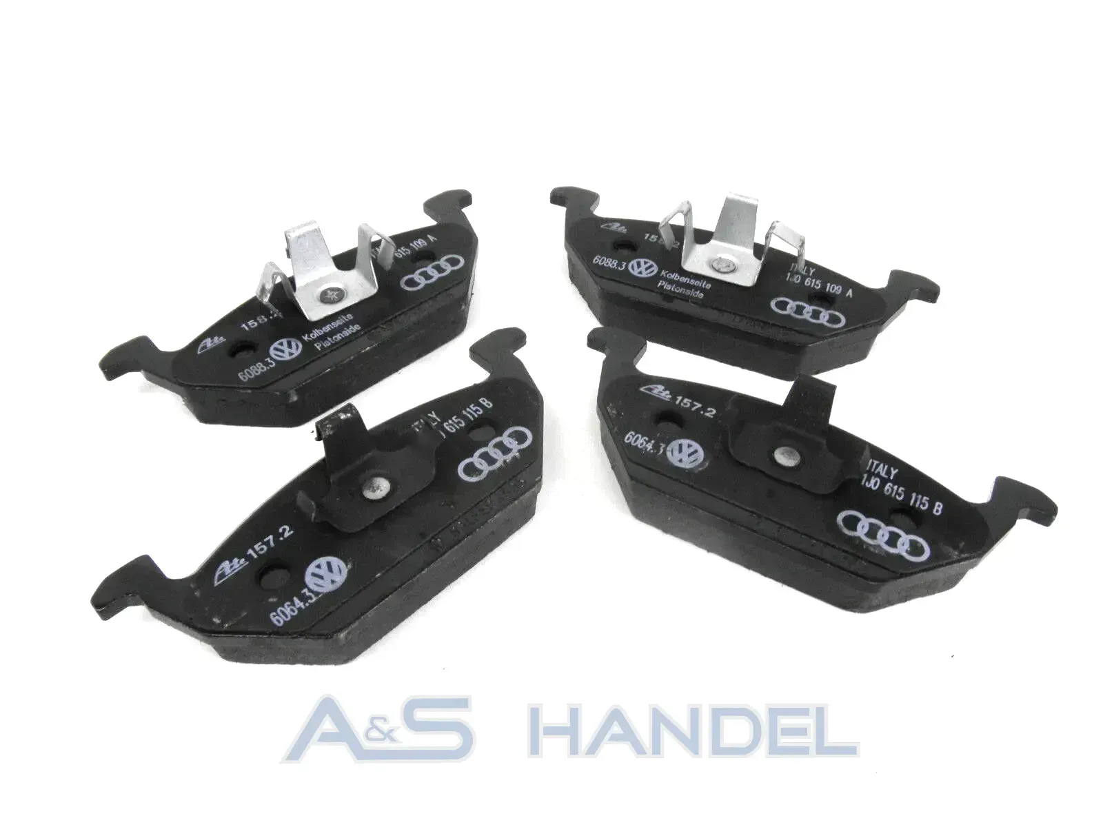 Original Bremsbeläge vorne VW Audi Seat Skoda 1J0615109A 1J0615115B Belagsatz - Bild 1