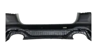 Original Audi RS6 C8 Heckstoßstange Silber mit Diffusor Hinten 4K8807511J - Bild 8