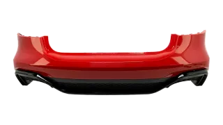 Original Audi RS7 C8 Heckstoßstange Rot mit Diffusor hinten 4K8807511K - Bild 1