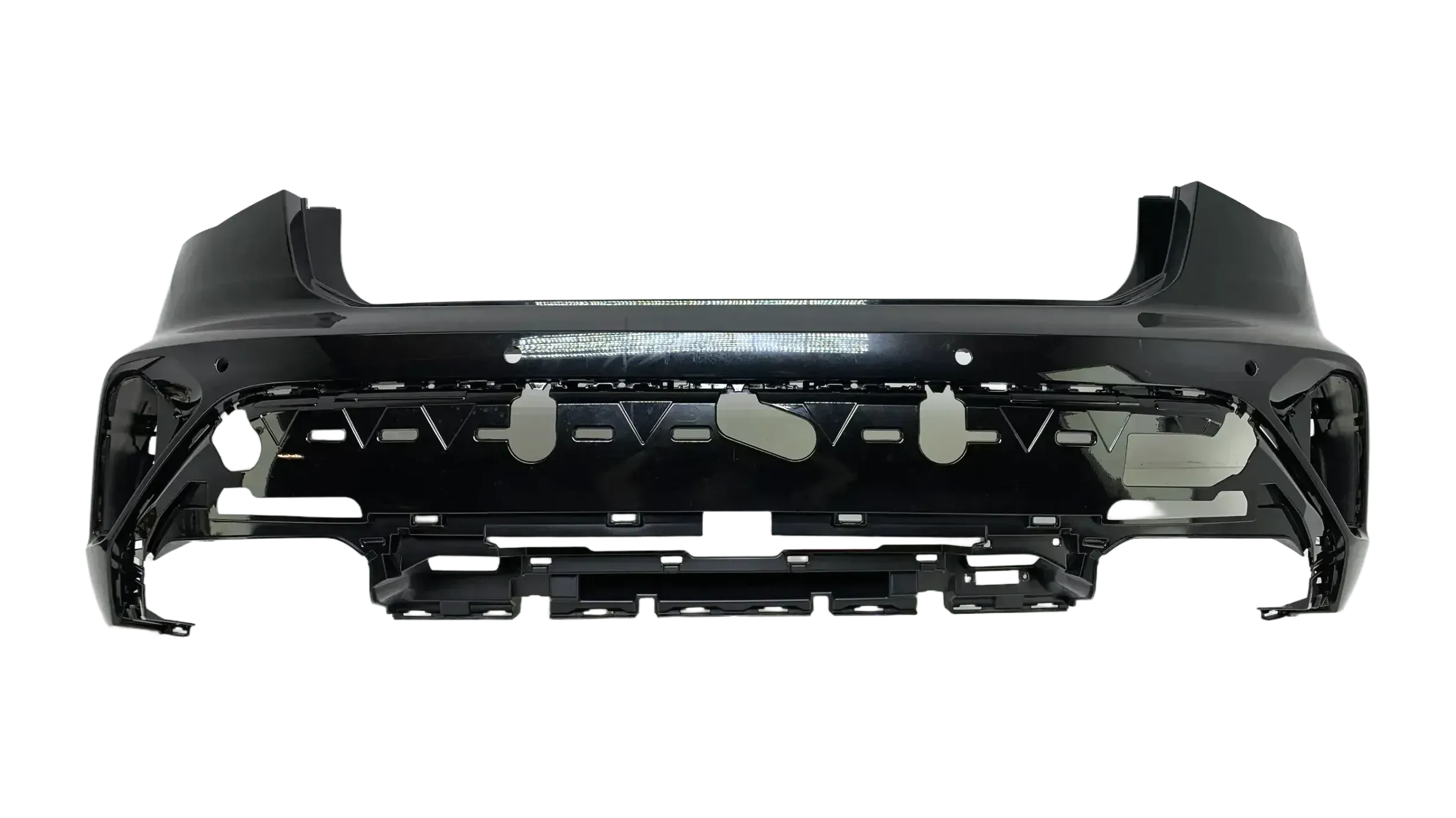 Original AUDI A3 8Y S-Line Facelift Stoßstange Schwarz Hinten 8Y4807511M - Bild 1