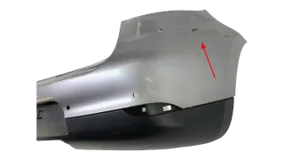Original Renault MEGANE III Stoßstange 4x PDC Grau Hinten 0001029625 - Bild 3