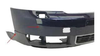 Original AUDI A4 B7 8E Cabrio Stoßstange Stoßfänger Blau SRA Vorne 8E0807437A - Bild 3