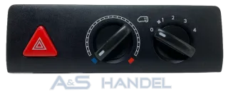 Original Volkswagen Bedieneinheit Heizung Lüftung Bedienung Schalter 7E0919158 - Bild 1
