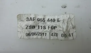 Original VW Passat 3AF B7 Variant SRA Wischwasserbehälter Waschwasser 3AF955449E - Bild 4