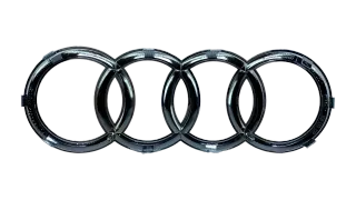 NEU Original AUDI E-Tron Emblem Ringe Chrom Stoßstange Vorne 4KE853605 - Bild 2