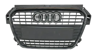 NEU Original Audi A1 8X Kühlergrill Stoßstange Steingrau Chrom 8X0853651 - Bild 1