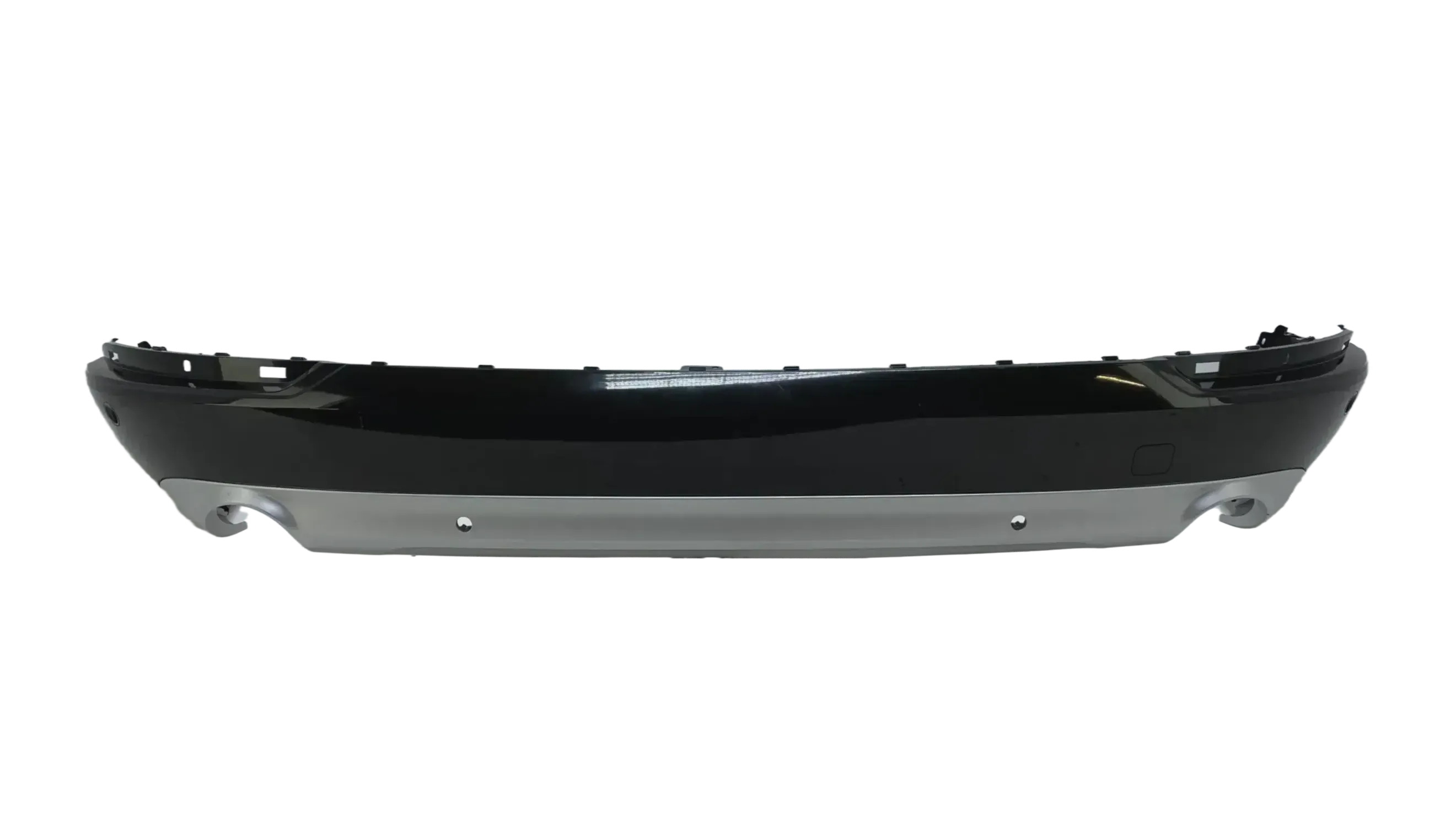 Original Volvo XC90 II Stoßstange unterer Spoiler Schwarz Silber Hinten 31353430 - Bild 1