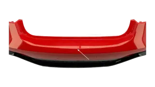 Original Audi RS7 C8 Heckstoßstange Rot mit Diffusor hinten 4K8807511K - Bild 4
