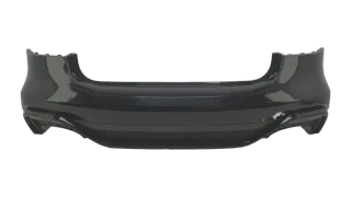 Original Audi RS7 C8 Heckstoßstange Schwarz mit Diffusor hinten  4K8807511K - Bild 1