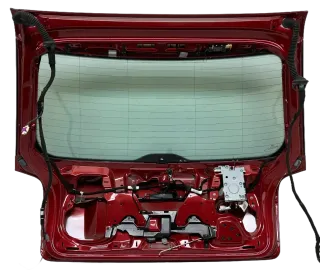 Original Audi A3 8P Heckklappe Hinten Rot mit Kabelbaum + Scheibe - Bild 6