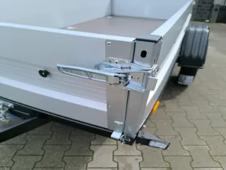 Zaslaw 265 SU ALU schwarz Kipper 750 kg Anhänger Tieflader 265x132x35 LED Alutrailer - Bild 8