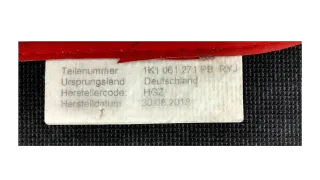 Original Volkswagen Golf 5 6 GTI Fußmatten Teppiche Vorne Hinten 1K1061271PBRYJ - Bild 9