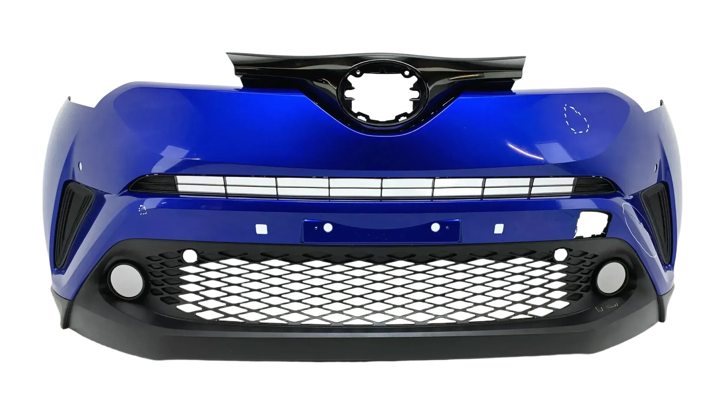 Original Toyota C-HR CHR Stoßstange Stoßfänger Blau Vorne 52119F4010 - Bild 1