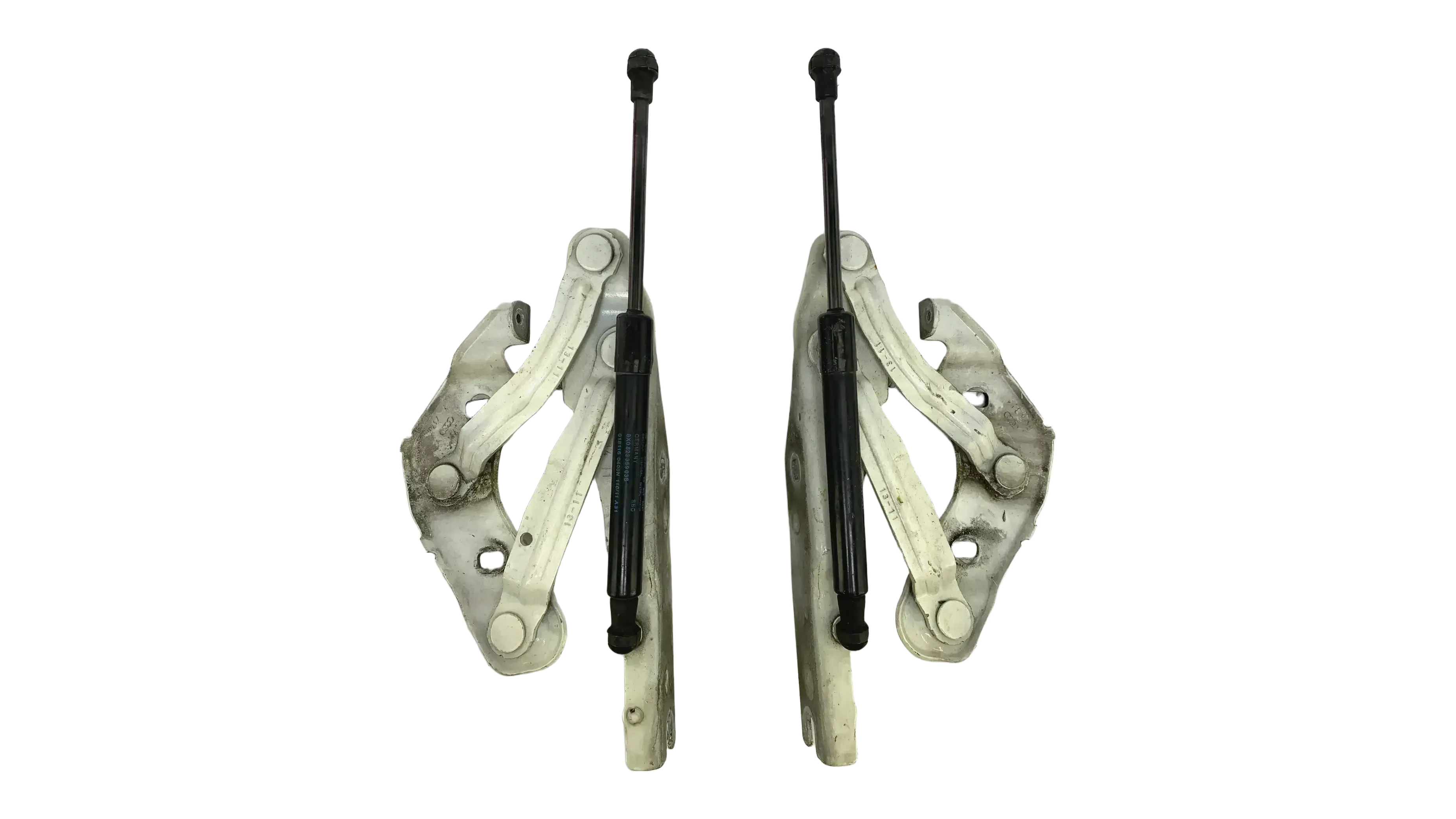Original AUDI A1 8X Scharniere Motorhaube Set Vorne Rechts Links 8X0823301 - Bild 1