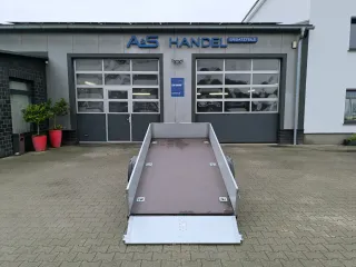 Zaslaw 265 SU ALU schwarz Kipper 750 kg Anhänger Tieflader 265x132x35 LED Alutrailer - Bild 5