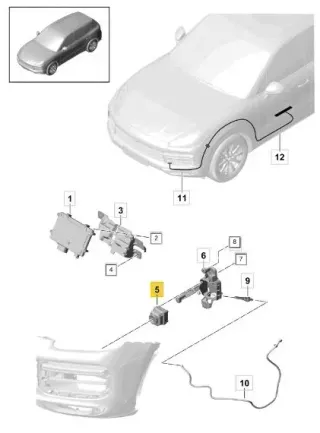 NEU Porsche Audi VW Bentley 9Y4-980-552 Nachtsichtkamera Night Vision Camera - Bild 4