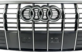 NEU Original Audi Q3 S-Line Stoßstange Kühlergrill Frontgrill Chrome 83A853651E - Bild 4