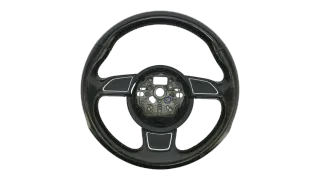 Original AUDI A1 Lederlenkrad Sportlenkrad Schwarz Vorne Links 8X0419091K - Bild 1
