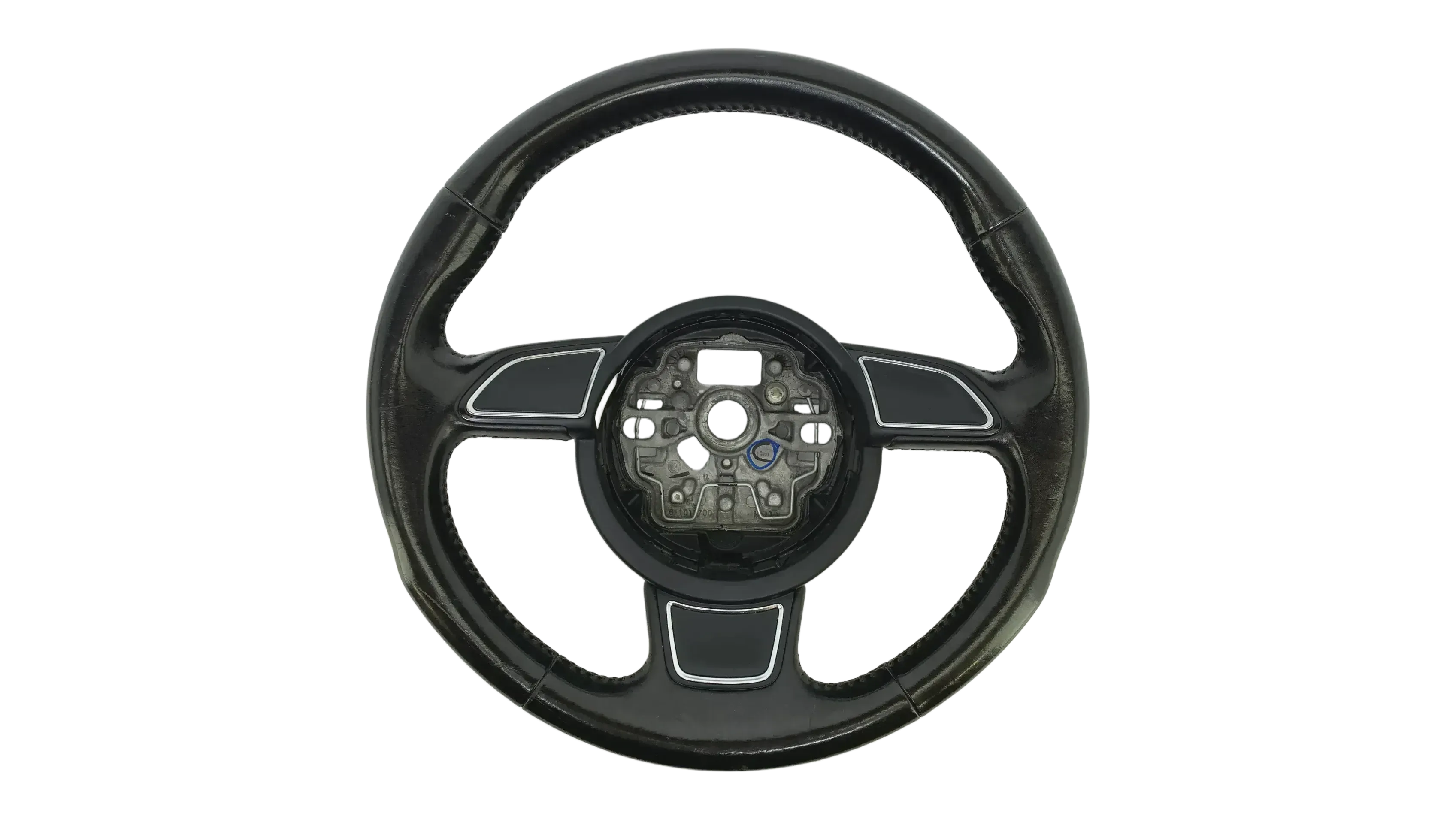 Original AUDI A1 Lederlenkrad Sportlenkrad Schwarz Vorne Links 8X0419091K - Bild 1