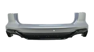 Original Audi RS6 C8 Heckstoßstange Silber mit Diffusor Hinten 4K8807511J - Bild 1