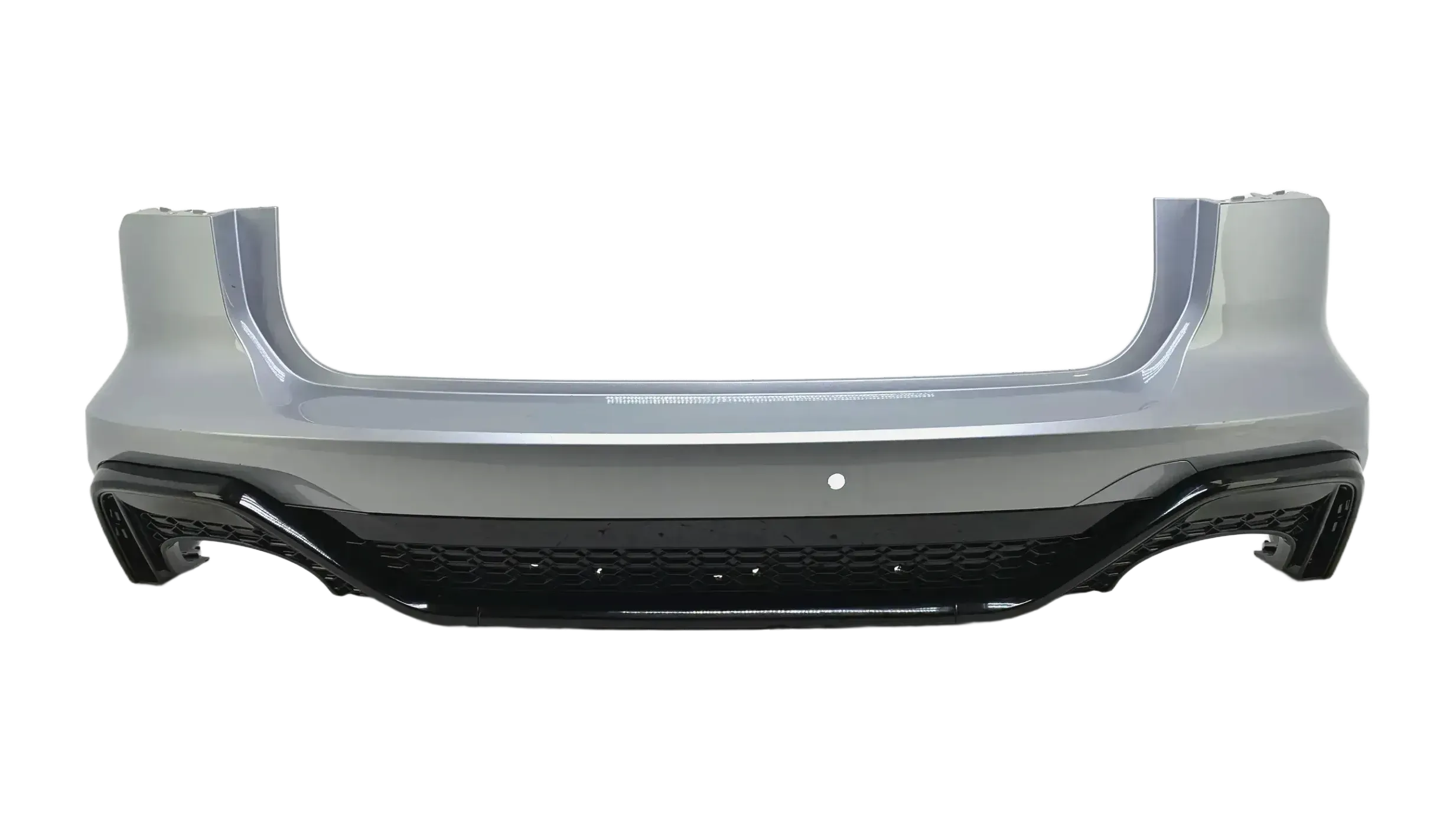 Original Audi RS6 C8 Heckstoßstange Silber mit Diffusor Hinten 4K8807511J - Bild 1