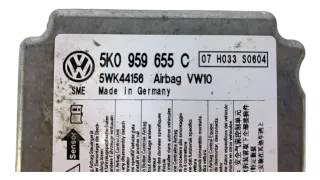 Original VW Golf VI Kombi Airbagsteuergerät Steuergerät Airbag 5K0959655C - Bild 4