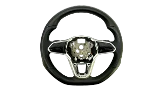 - NEU - Original Lederlenkrad Schaltwippen VW Golf 8 5H VIII 5H0419089FB Lenkrad - Bild 1