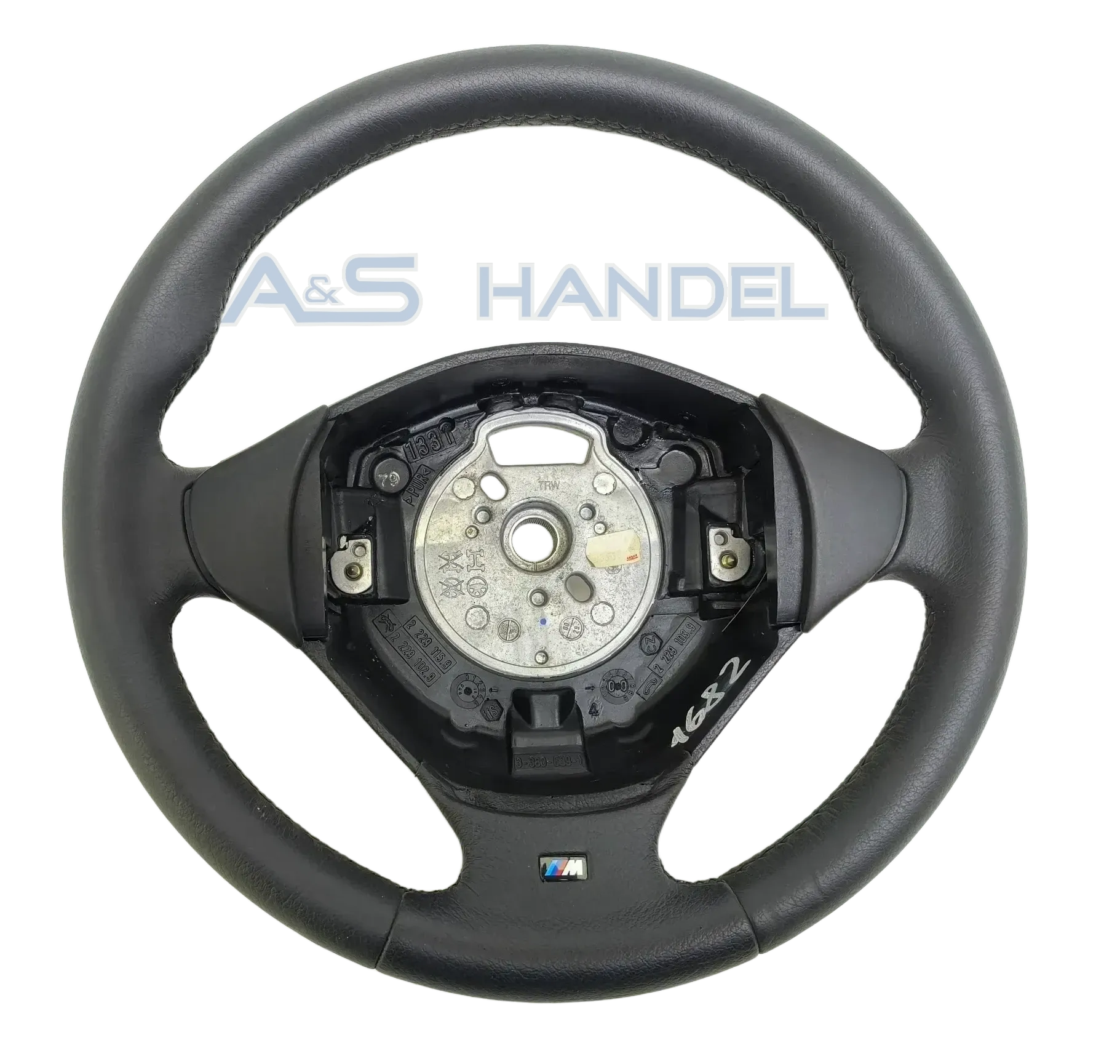 Orig. 3-Speichen Lederlenkrad 3er E46 5er E39 7er E38 X5 M-Paket ...